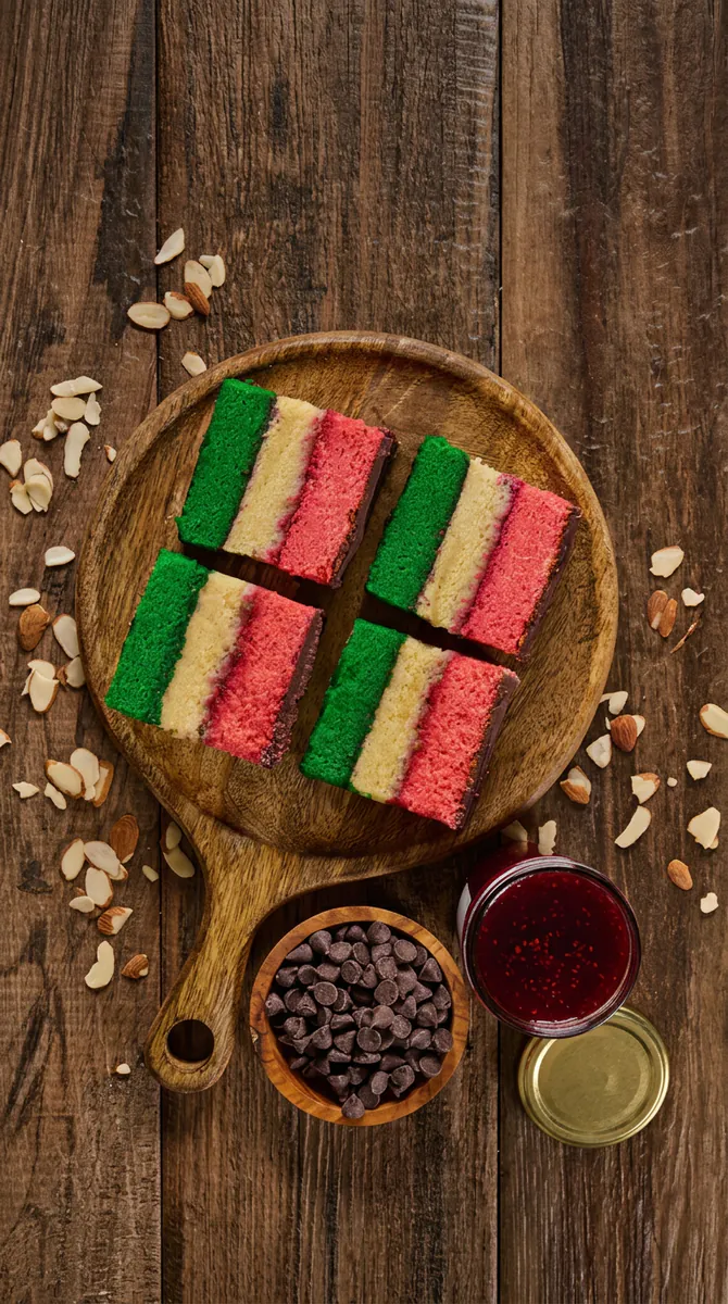 Italian Rainbow Cake